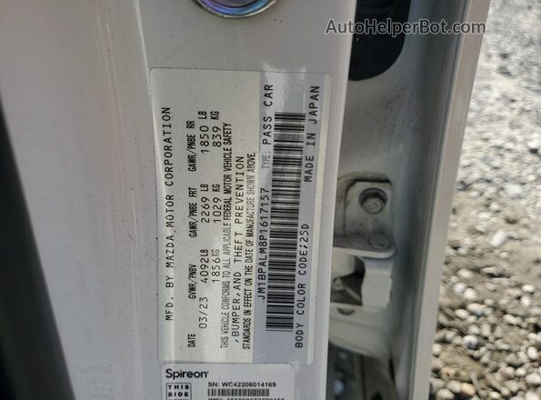 JM1BPALM8P1617157 2023 MAZDA 3 Белый Вид подкапотного пространства
