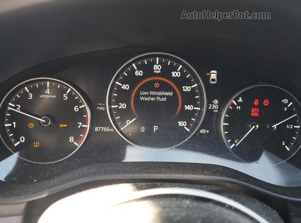 JM1BPAML3M1315017 2021 MAZDA 3 Gray Widok zestawu wskaźników