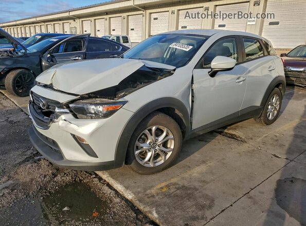 JM1DKDB75J1322044 2018 MAZDA CX-3 Белый Передняя левая четверть