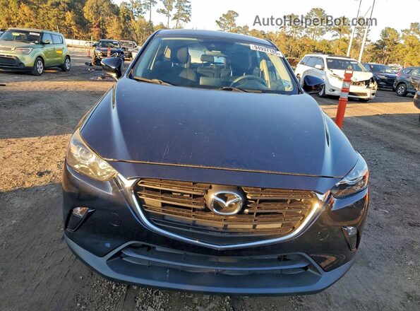 JM1DKDB77K1453638 2019 MAZDA CX-3 Blue Widok z przodu