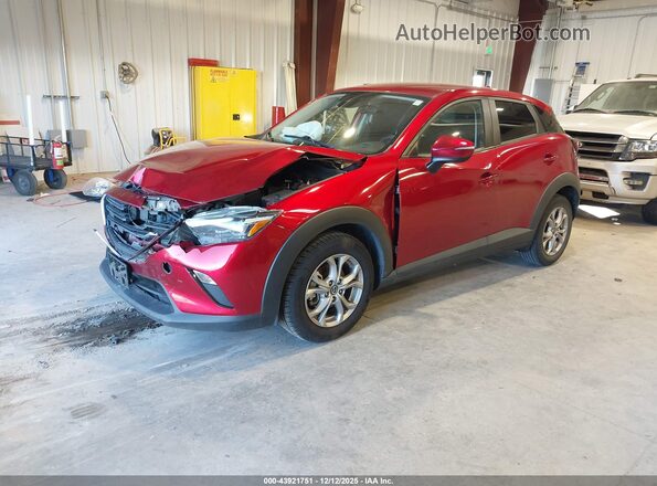 JM1DKDB77L1468870 2020 MAZDA CX-3 Red Առջևի ձախ երեք քառորդ տեսարան