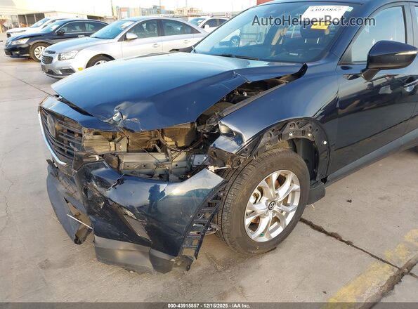 JM1DKDB77M1513730 2021 MAZDA CX-3 Blue Vista frontal