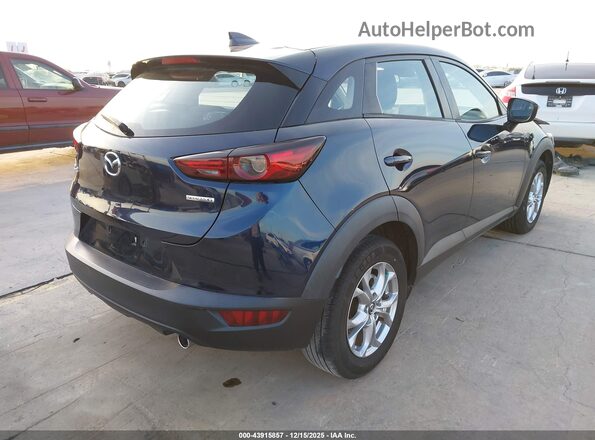 JM1DKDB77M1513730 2021 MAZDA CX-3 Blue Trasero derecho