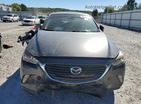 JM1DKDC78J0326285 2018 MAZDA CX-3 Gray Դիմացի տեսք