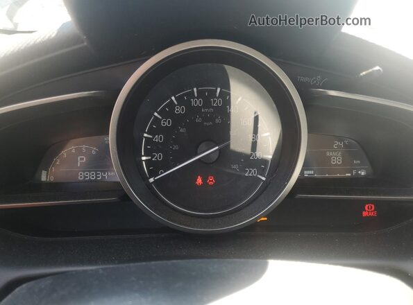 JM1DKFC74L1467783 2020 MAZDA CX-3 Черный Вид щитка приборов