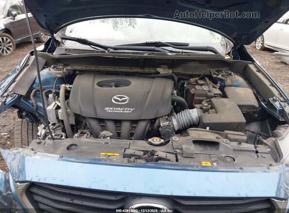 JM1DKFC79J0332222 2018 MAZDA CX-3 Синий Вид сзади
