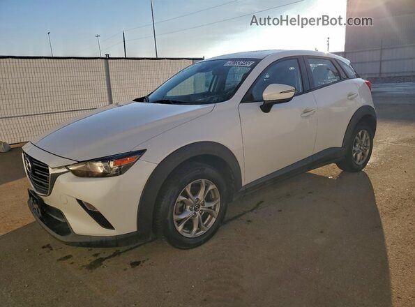 JM1DKFC79M1510189 2021 MAZDA CX-3 Белый Передняя левая четверть