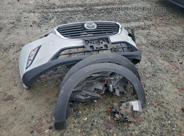 JM1DKFD72H0164948 2017 MAZDA CX-3 Gray Vista de la etiqueta del VIN