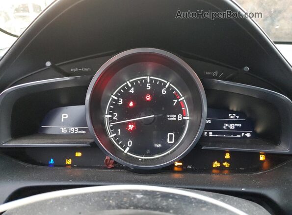 JM1DKFD74K0409031 2019 MAZDA CX-3 Red Widok zestawu wskaźników