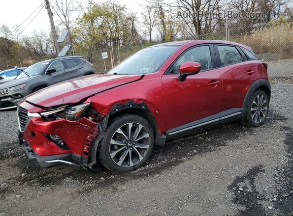 JM1DKFD74K0409031 2019 MAZDA CX-3 Red Przód lewy