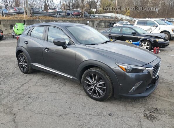 JM1DKFD7XJ0305951 2018 MAZDA CX-3 Серый Передняя правая четверть