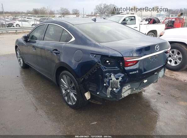 JM1GL1TY1K1501179 2019 MAZDA 6 Синий Задняя левая четверть