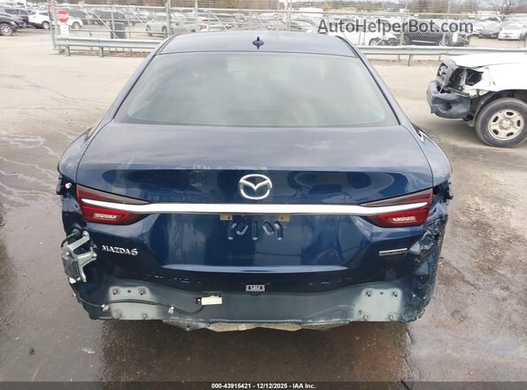 JM1GL1TY1K1501179 2019 MAZDA 6 Синий Вид спереди