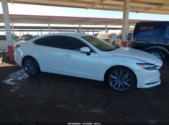 JM1GL1TY8M1618048 2021 MAZDA 6 White Vista del cuadro de instrumentos