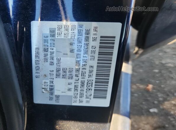 JM1GL1TY9K1503018 2019 MAZDA 6 Blue Widok naklejki z numerem VIN