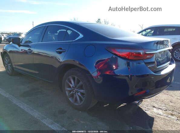 JM1GL1UM3J1330753 2018 MAZDA 6 Navy Задняя левая четверть