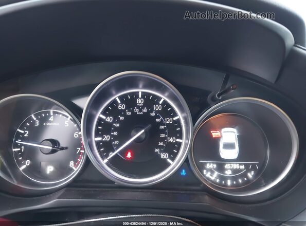 JM1GL1UM8M1609474 2021 MAZDA 6 Черный Вид задних сидений