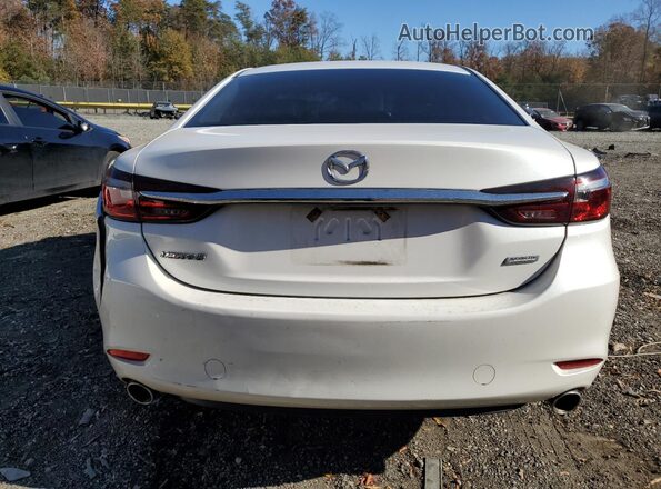 JM1GL1VM4J1333157 2018 MAZDA 6 White Widok z tyłu