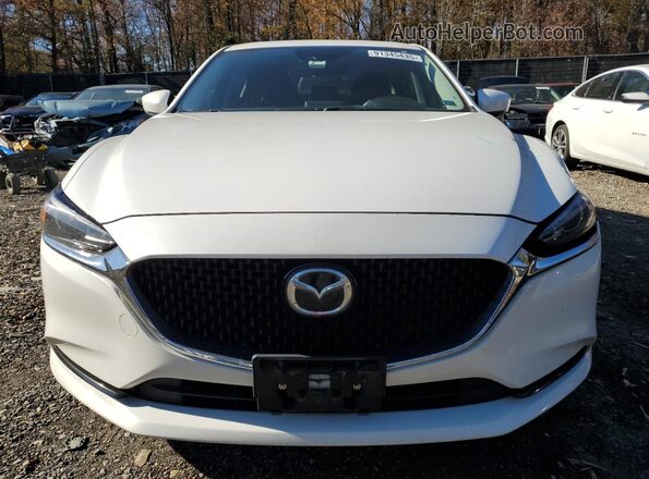 JM1GL1VM4J1333157 2018 MAZDA 6 White Widok z przodu