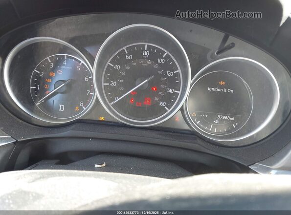 JM1GL1VM5L1526372 2020 MAZDA 6 Black Widok tylnych siedzeń