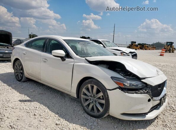 JM1GL1VM6M1609374 2021 MAZDA 6 White Przód prawy