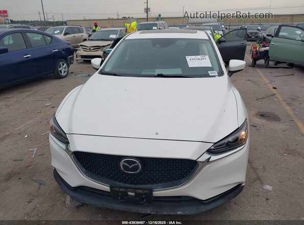 JM1GL1VM8M1614009 2021 MAZDA 6 White Vista del cuadro de instrumentos
