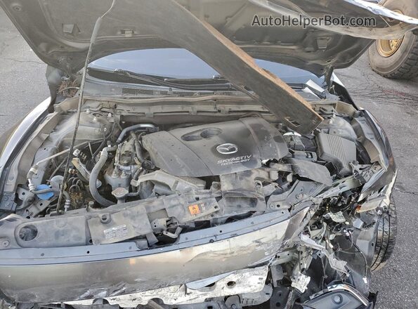 JM1GL1W56H1153826 2017 MAZDA 6 Серый Вид задней части салона