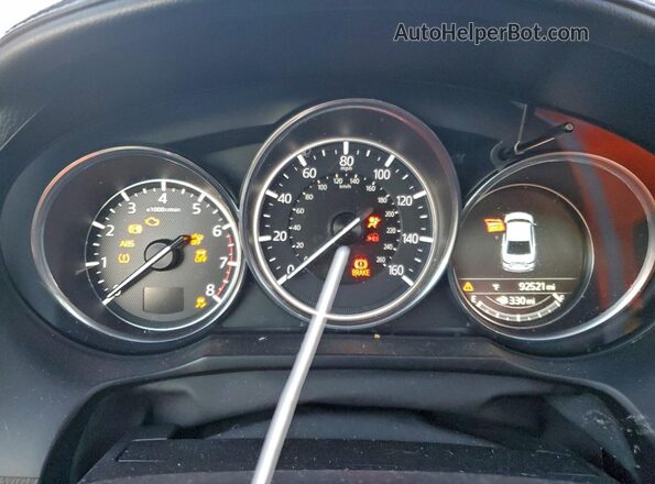 JM1GL1W56H1153826 2017 MAZDA 6 Серый Вид щитка приборов