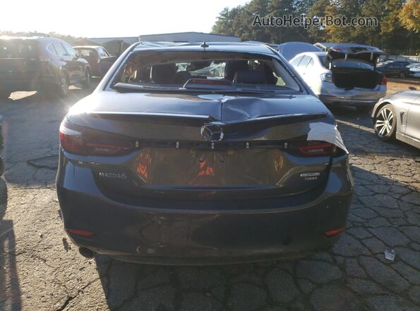 JM1GL1WY7M1617789 2021 MAZDA 6 Серый Вид сзади