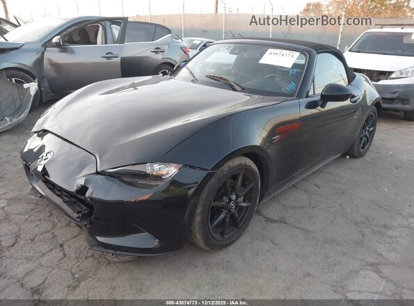 JM1NDAB76N0501489 2022 MAZDA MX-5 MIATA Черный Передняя левая четверть