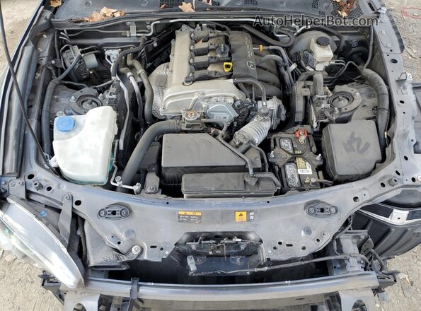 JM1NDAC71H0120796 2017 MAZDA MX-5 Серый Вид задней части салона
