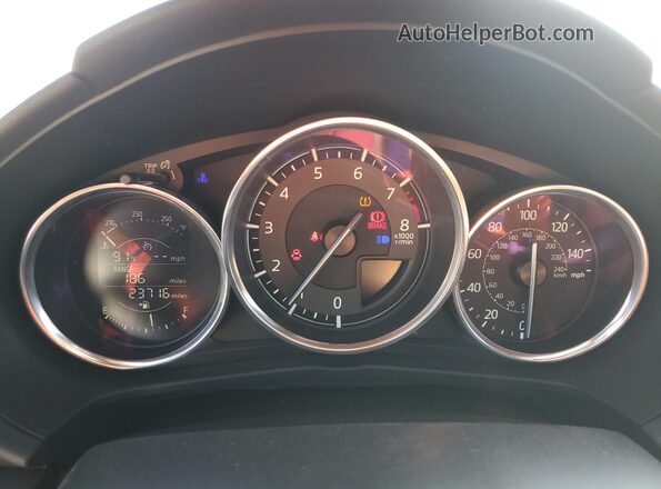 JM1NDAC72M0452921 2021 MAZDA MX-5 Серый Вид щитка приборов