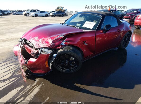 JM1NDAC78M0451093 2021 MAZDA MX-5 MIATA Красный Передняя левая четверть