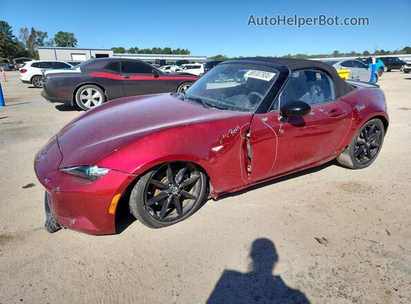 JM1NDAC78M0459517 2021 MAZDA MX-5 Красный Передняя левая четверть