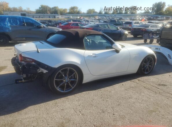 JM1NDAD70K0307579 2019 MAZDA MX-5 Белый Задняя правая четверть