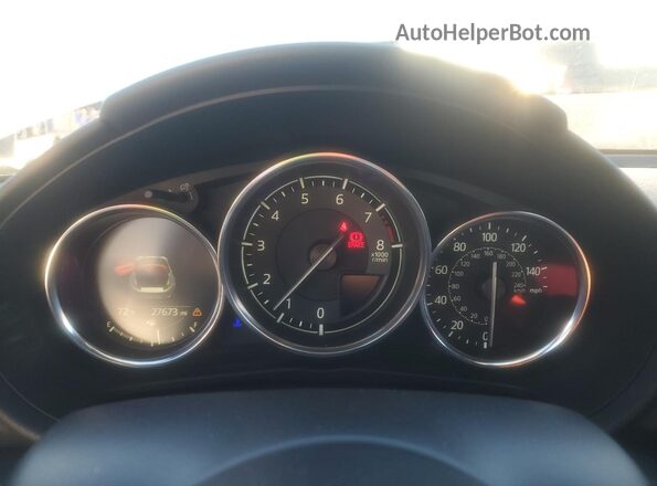 JM1NDAD70K0307579 2019 MAZDA MX-5 Белый Вид щитка приборов
