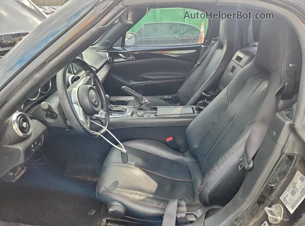 JM1NDAD74G0102323 2016 MAZDA MX-5 Черный Вид салона спереди