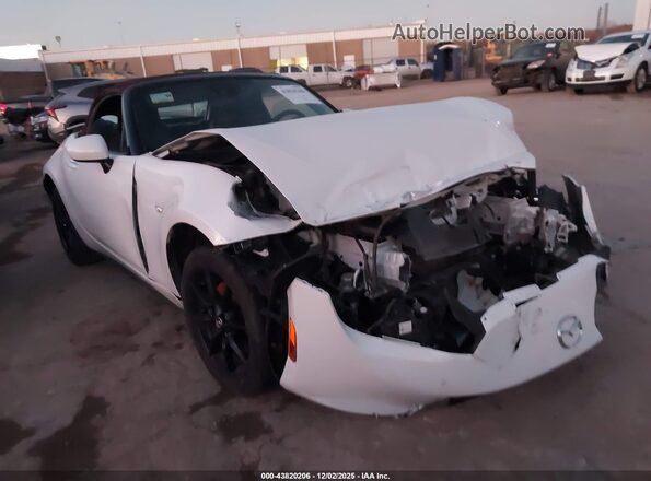 JM1NDAD76J0200776 2018 MAZDA MX-5 MIATA Белый Передняя правая четверть