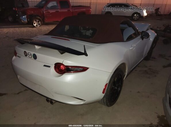 JM1NDAD76J0200776 2018 MAZDA MX-5 MIATA Белый Задняя правая четверть
