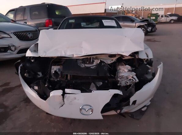JM1NDAD76J0200776 2018 MAZDA MX-5 MIATA Белый Вид щитка приборов