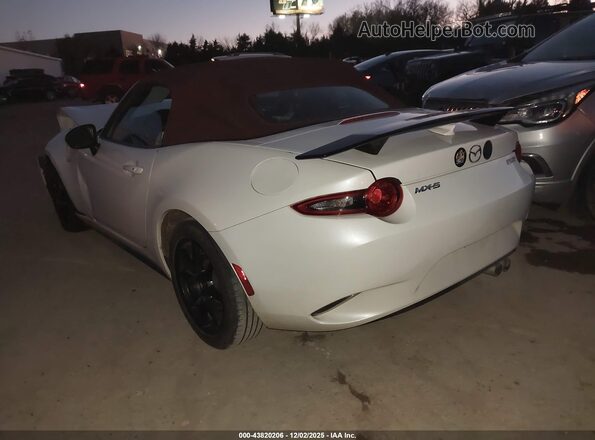 JM1NDAD76J0200776 2018 MAZDA MX-5 MIATA Белый Задняя левая четверть