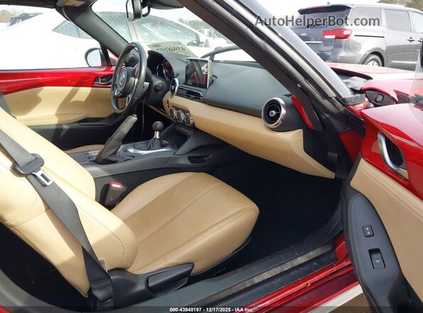 JM1NDAD77G0100856 2016 MAZDA MX-5 MIATA Красный Вид салона спереди