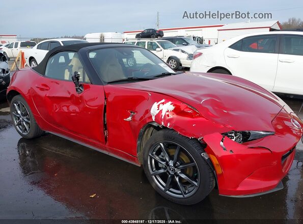 JM1NDAD77G0100856 2016 MAZDA MX-5 MIATA Красный Вид спереди