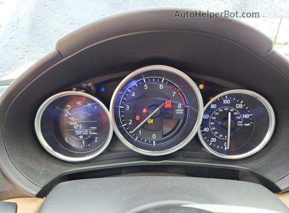 JM1NDAD78G0106441 2016 MAZDA MX-5 Серый Вид щитка приборов