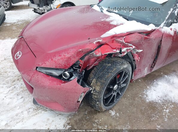 JM1NDAD78S0655470 2025 MAZDA MX-5 MIATA Красный Вид спереди