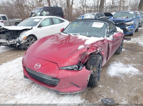 JM1NDAD78S0655470 2025 MAZDA MX-5 MIATA Красный Передняя левая четверть