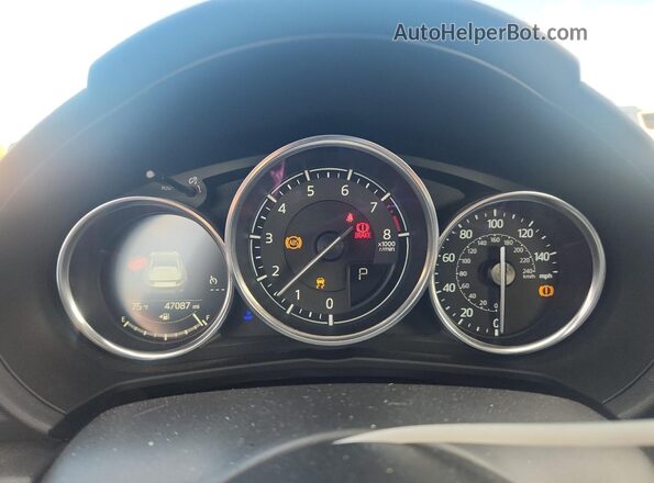 JM1NDAL70K0309270 2019 MAZDA MX-5 Белый Вид щитка приборов