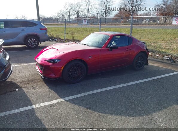 JM1NDAL73S0657130 2025 MAZDA MX-5 MIATA RF Red Передня ліва чверть