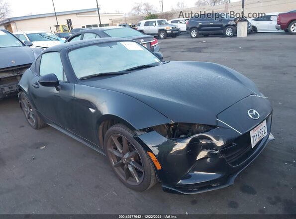 JM1NDAL78H0100500 2017 MAZDA MX-5 MIATA RF Black Przód prawy