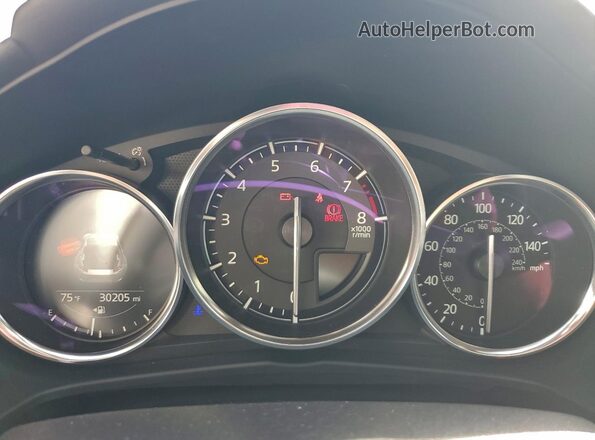JM1NDAL79M0450082 2021 MAZDA MX-5 Серый Вид щитка приборов